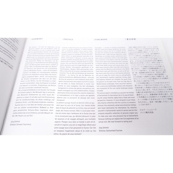 Switzerland Hardcover Large Book 4 Languages-Translations & Illustrations - Picture 8 of 12